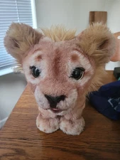 2016 Hasbro FurReal Lion King Mighty Roar Simba Interactive Plush Works Great