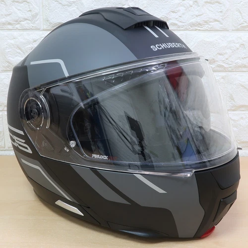 Schuberth C5 Flip Up Motorcycle Touring Helmet - Master Grey - L : 58 - 59