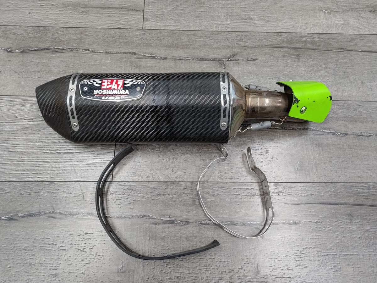 Yoshimura R-77 Kawasaki ZX-6R Ninja Carbon Fiber CF Exhaust