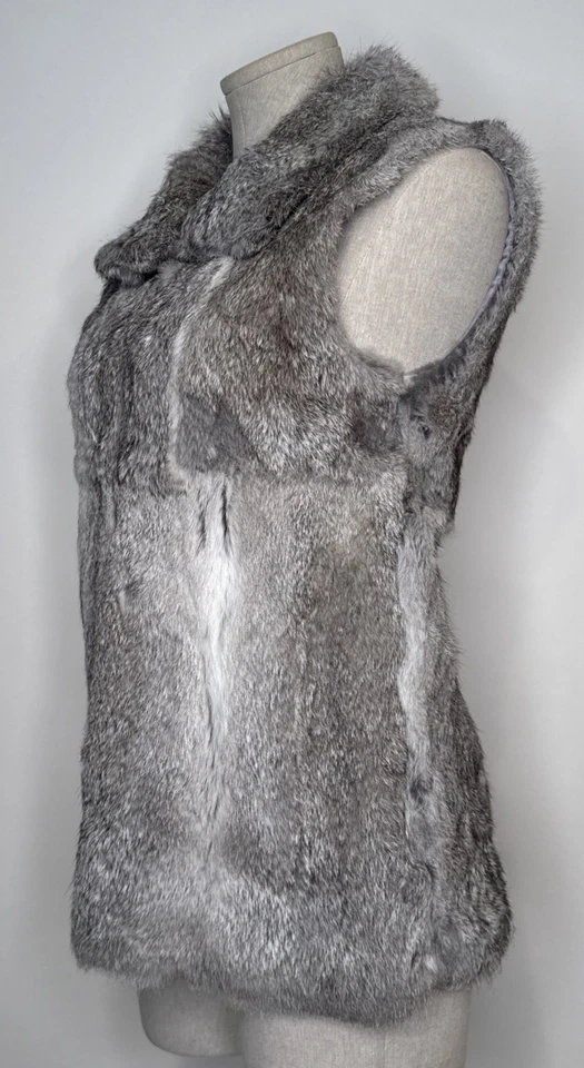 Chaleco de piel de conejo para mujer MICHAEL KORS TALLA XS Foto 2 de 4