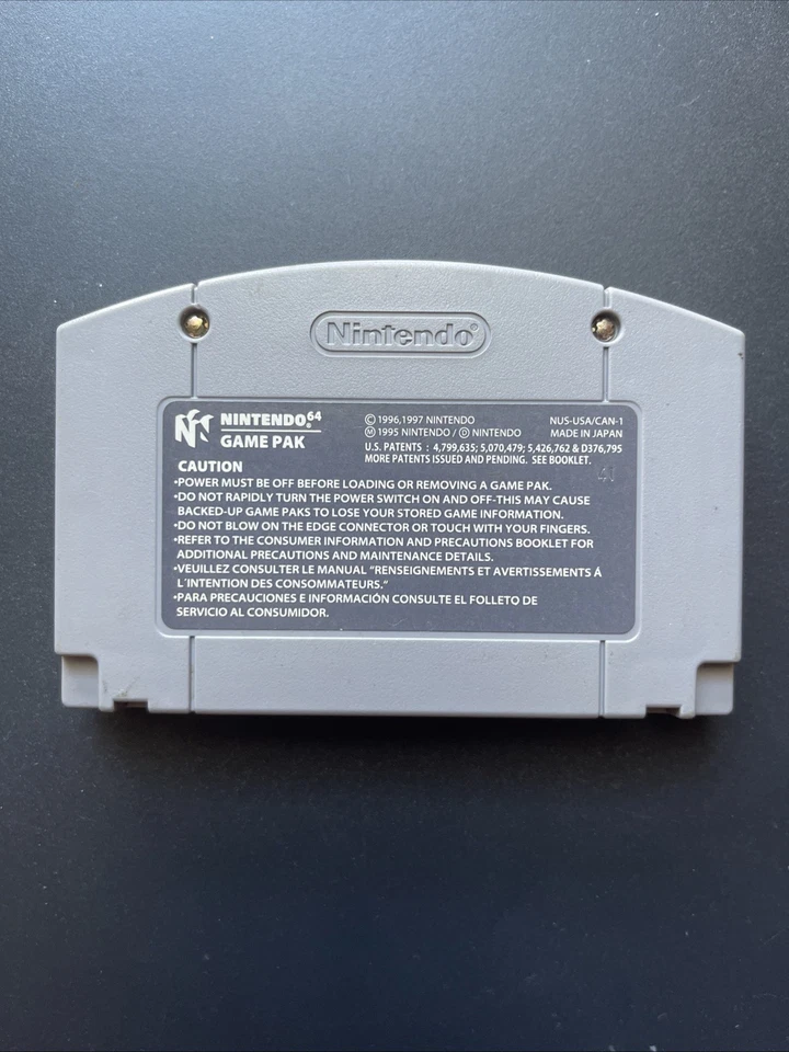 GoldenEye 007 (Nintendo 64, 1997) cartucho auténtico solamente Foto 2 de 3