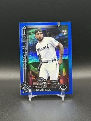 [NM] 2025 Topps Update Series Baseball Agustin Ramirez RC Rookie Debut Blue /150