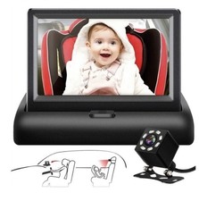 Car Seat Monitor with Camera Display for Infant Toddler, Black