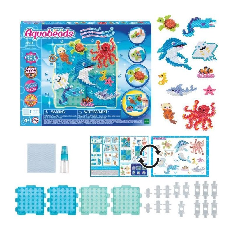 Aquabeads 35046 coffret création vie aquatique idée cadeau anniversaire