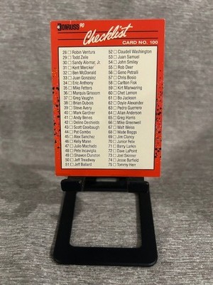 1990 Donruss - Checklist #100