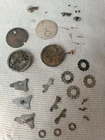 LOT OF MODERNISTA JUMP HOUR POCKET WATCH MOVEMENT PARTS EXCELLENT FOR WATCHMAKER