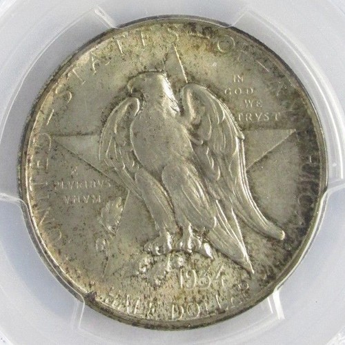 1934 texas silver commemorative half dollar - pcgs ms-66 - mint
