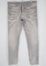 Dsquared2 Jeans Mens 36x34 Gray Cool Guy Thra...