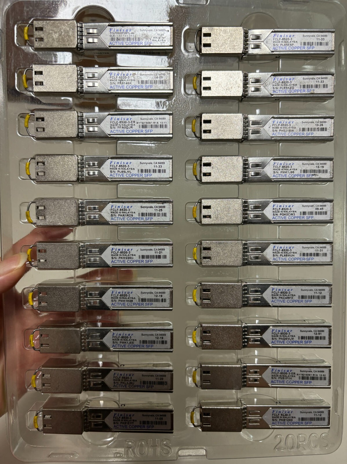 Finisar FCLF 8520 3 Gigabit BASE T 1 25Gb s RJ 45 Optical SFP finisar-fclf-8520-3-gigabit-base-t-1-25gb-s-rj-45-optical-sfp