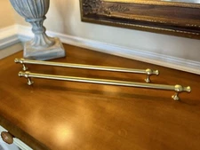 Rejuvenation Howell 18” Appliance Pulls (2) Aged Brass NO HARDWARE - NWOB READ!