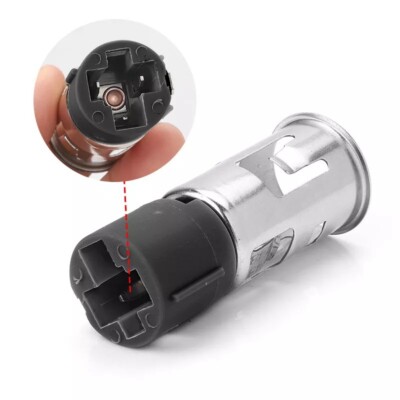 Power Outlet Base Lighter Socket With Mount Ring - Replacement For Dodge Ram, Chrysler Pacifica, Jeep Models