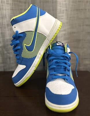 Size 11.5 - Nike Dunk High Superhero Pack - Photo Blue Volt
