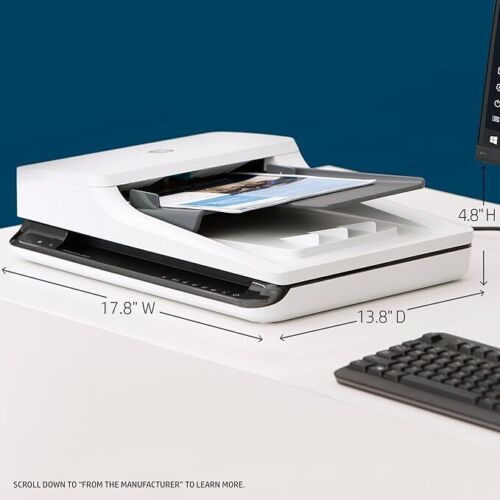 HP ScanJet Pro 2500 F1 Flatbed Document Scanner - Picture 6 of 7