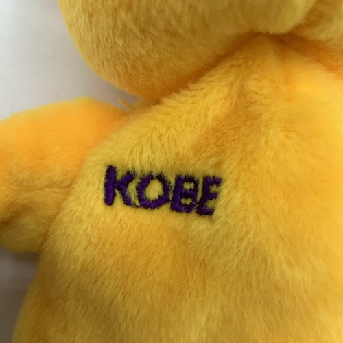 KOBE BRYANT ORIGINAL #8 LAKERS BEAR SALVINO'S B-BALL BAMMERS PVC Pellets - Picture 3 of 11