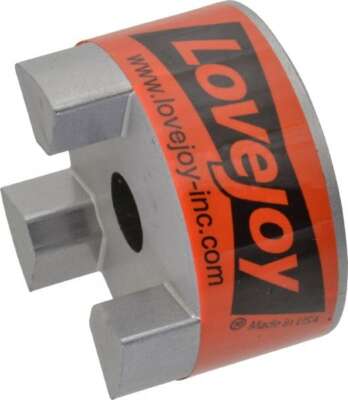 Lovejoy 1/2'' Max Bore Diam, Flexible Coupling Hub 2.11'' OD, 2-1/2'' OAL, Sinte...
