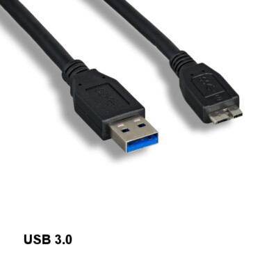 Kentek 3ft USB 3.0 Type A to Micro B Cable 28AWG 5Gbps SmartPhone HDD Data Sync