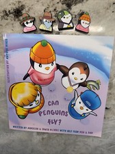 4 Pudgy Penguins Jibbitz & 2 Copies Of Children’s Book & 6 Stickers!