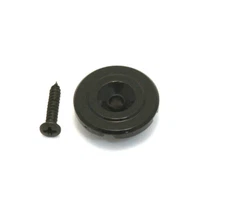 (1) Black Round String Guide/Tree for Fender P/Jazz Bass® Guitar BSG-ER-B
