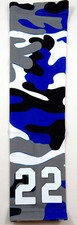 PICK YOUR NUMBER Kids Adult Baseball Arm Sleeve Camo Royal Blue Black Gray