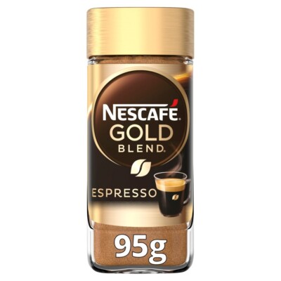Nescafe Gold Blend Espresso Instant Rich Crema Coffee 95g - Pack