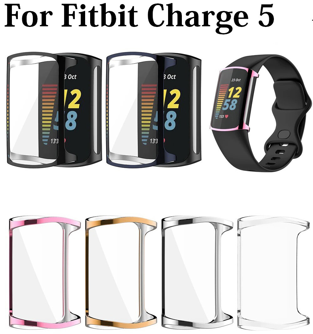 For Fitbit Charge Watch Screen Protector TPU Silicone Case