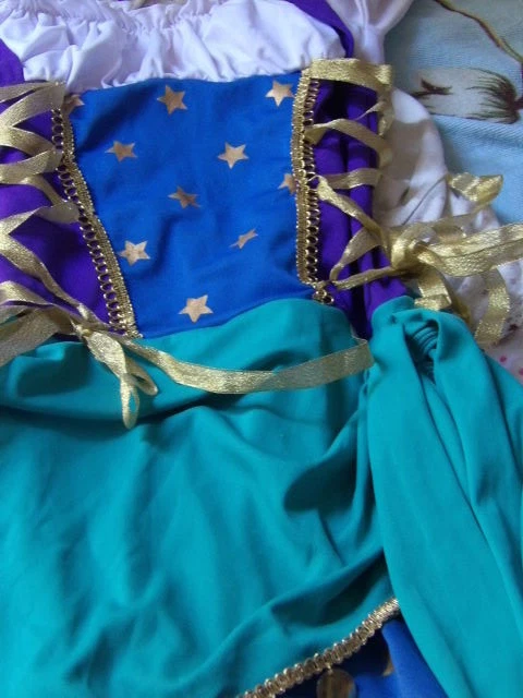 Vestido Disfraz Princesa Gitana Niñas, Jr. Talla L 10-12 Foto 2 de 2