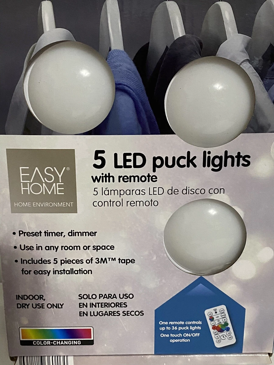 Easy home 5 led puck lights deals