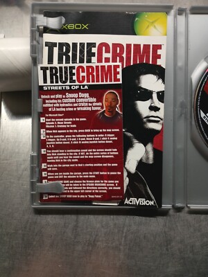 True Crime: Streets of LA (Original XBOX) CIB Complete - Platinum