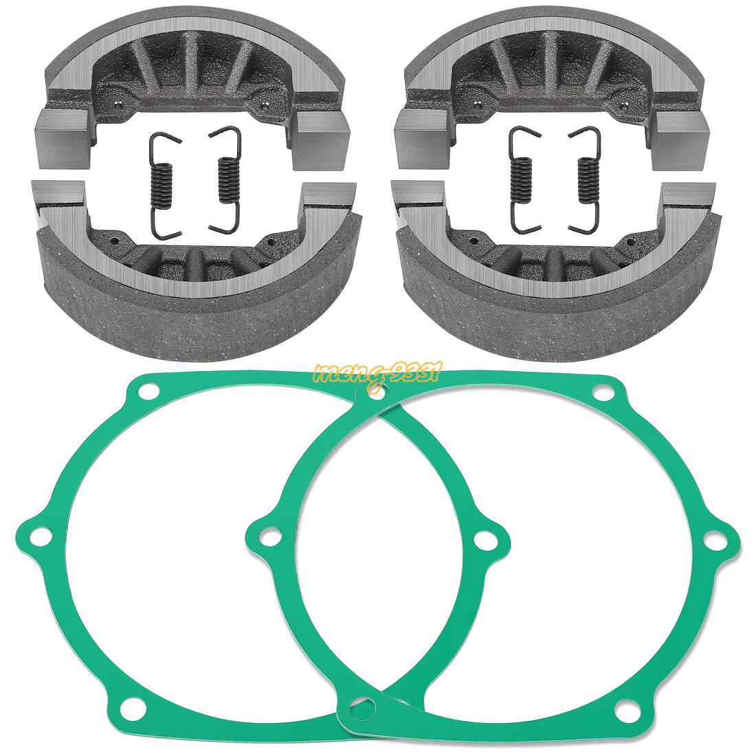Set of 4 brake shoes W/Gasket for John Deere 750,770,790,3005