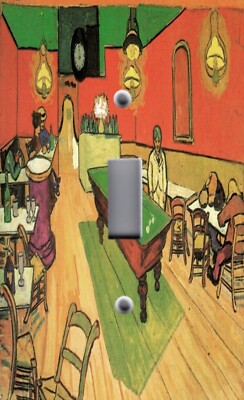 VAN GOGH NIGHT CAFE PLACE LA MARTINE Image Light Switch Plate Switchplate Outlet