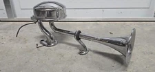 Vintage Federal Model 58 Chrome Airhorn 12 Volts Parts or Repair Only