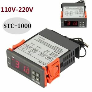 Universal 110V STC-1000 Digital Temperature Controller Thermostat Sensor AC New 