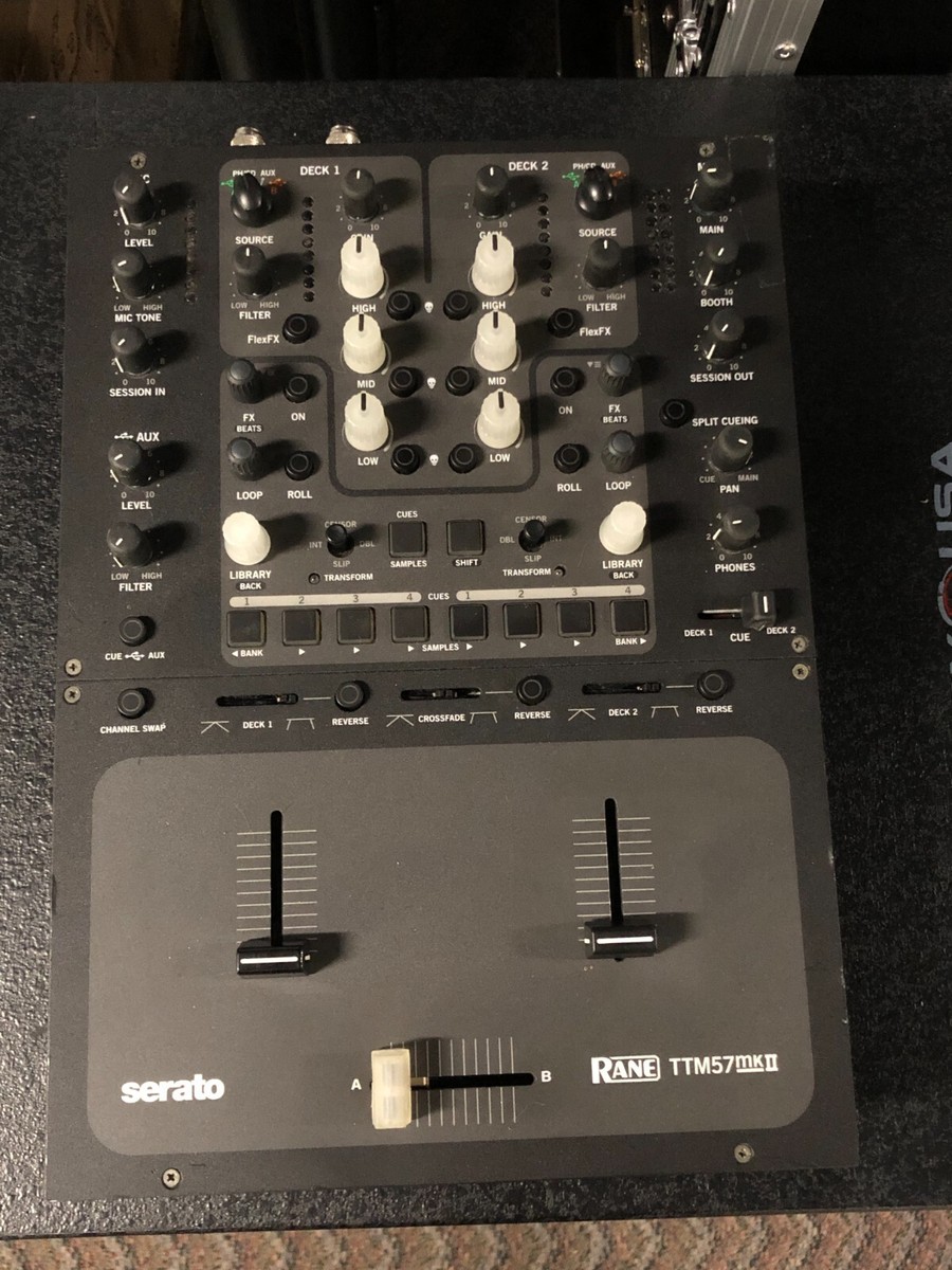 Rane TTM57 MKII MK2 DJ Mixer for Serato DJ Pro v2.5.5 w/New Black 