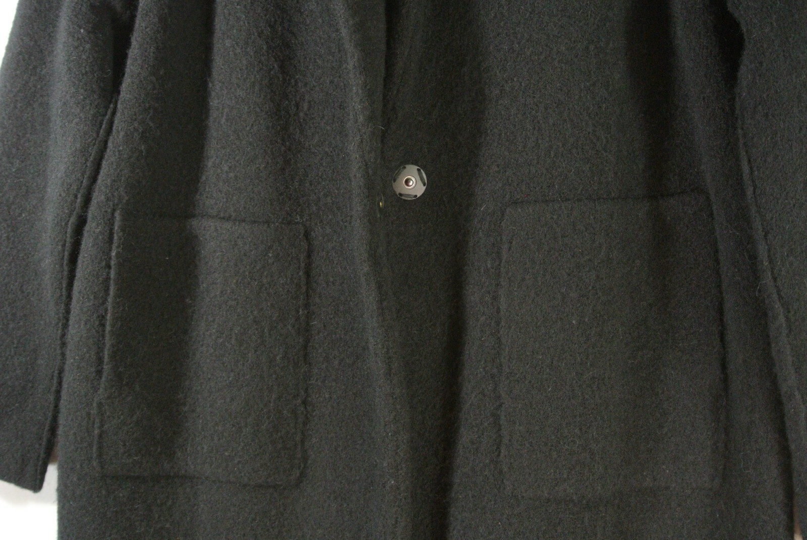 NEW VINCE Merino Wool Blend Longline Cardigan in Black - Size S #S4557 |  eBay