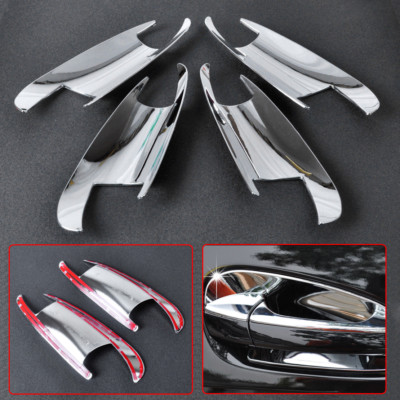 Chrome Door Handle Cup Covers For Mercedes R171 SLK-Class – Set Of 2, Easy Install