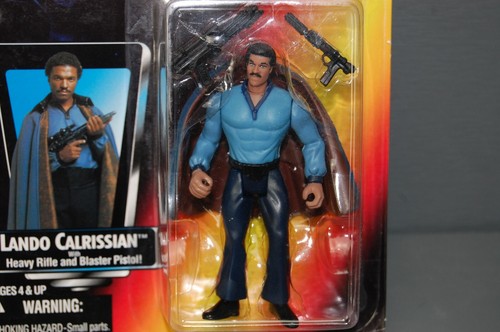 1995 Kenner Star Wars Lando Calrissian w/ Rifle and Blaster No. 69583 - Picture 2 of 5