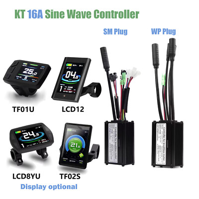 EBike 36V/48V KT 16A Controller mit Colour Display for 250W/350W Brushless Motor