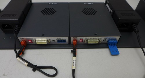 Pair Extron Foxbox Fiber Optic Receiver with power supplies and rack mount - Picture 4 of 4