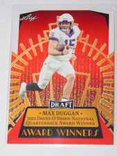 2023 LEAF DRAFT RED AWARD WINNERS MAX DUGGAN CARD #16