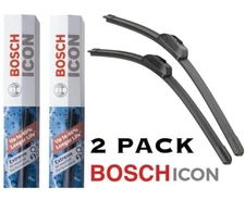 BOSCH ICON 20B" + 20B" Windshield Wiper Blade Up To 40% Longer Life 2 PACK