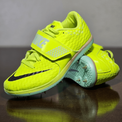 Nike High Jump HJ Elite Track Spikes Shoes Volt Mint Black  display picture 3