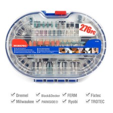 WORKPRO 276PC Rotary Tool Accessory Kit For Grinding Sanding Polishing Universal