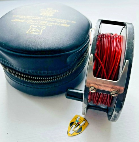 Carrete de mosca Vintage Hardy St Aidain con Case & WF8 Intermediate Fly Line - Imagen 4 de 6