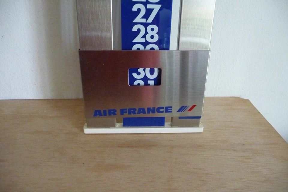calendrier perpetuel air france neuf boite perpetual calendar new box deutch  - Photo 2/4