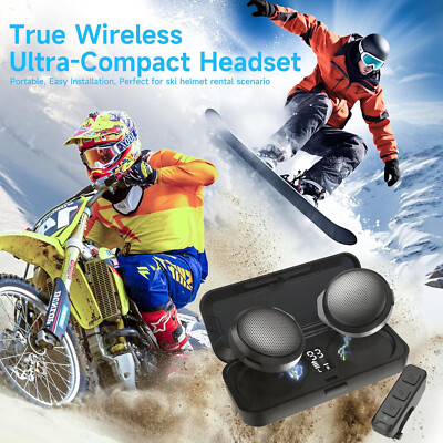 Moman HA1 Skihelm Kopfhörer HiFi Stereo Noise Cancelling Fernbedienung Ladebox 