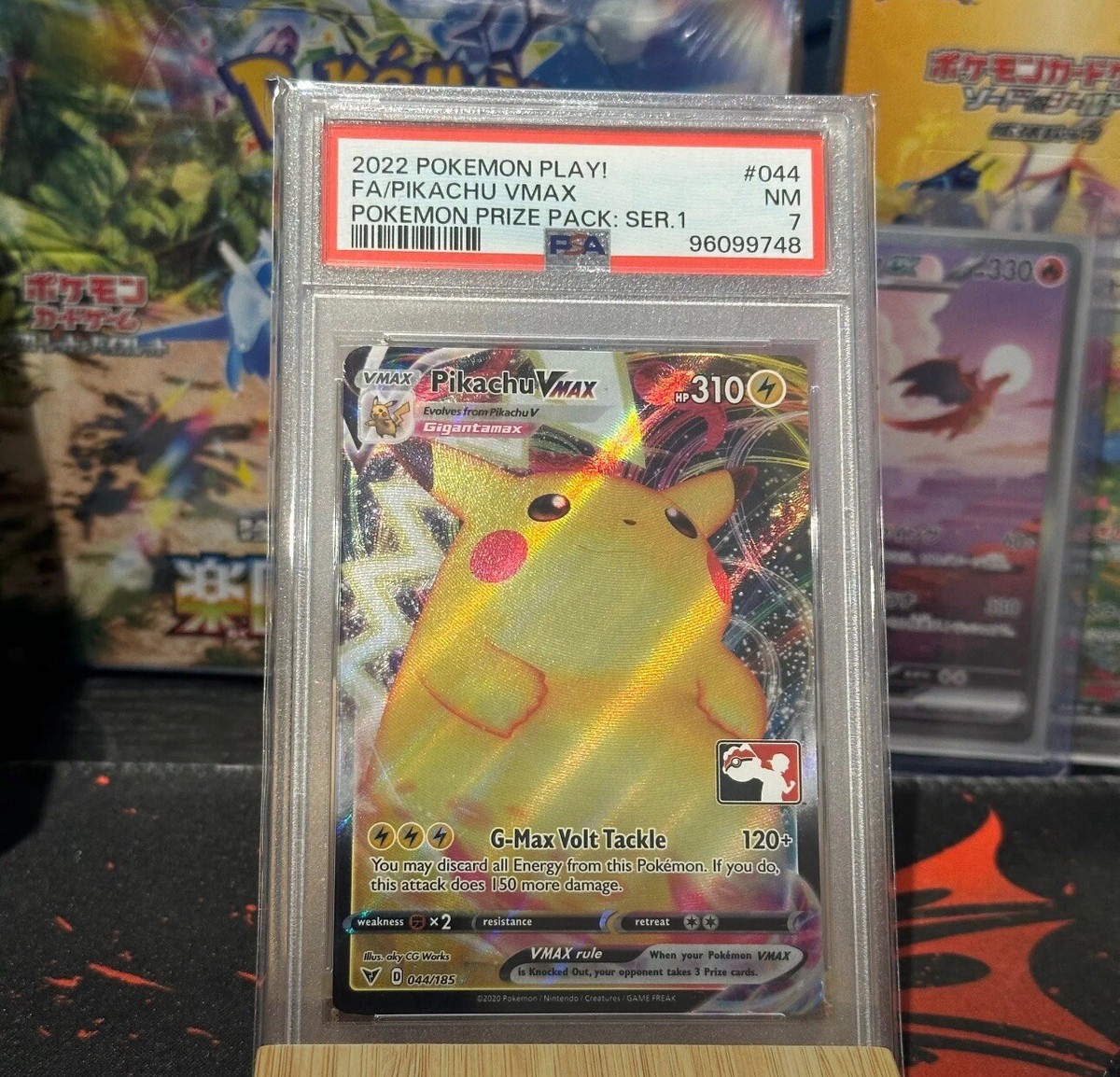 ピカチュウvmax pikachu vmax 044/185 英語版 ポケカ Pokemon TCG