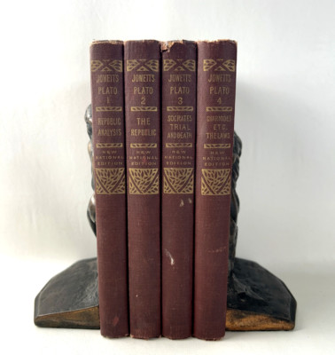 The Dialogues of Plato - Jowett  New National Ed. 4 Volume Set  - Vintage 1914