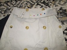 Image of Paul Smith Blue Made In Italy Women 100% Cotton Skirt Sz-42 /10