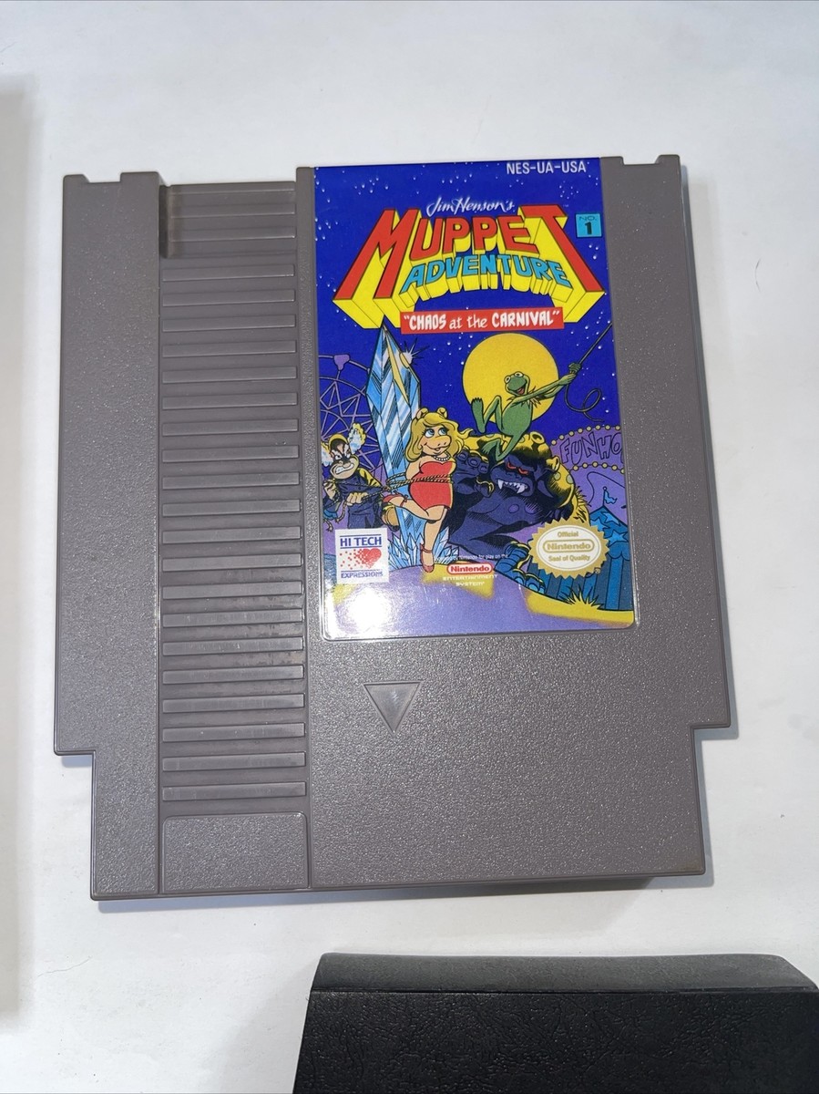 Nes - Muppet Adventure Chaos at the Carnival Nintendo Complete
