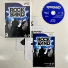 Rock Band Nintendo Wii 2008 CIB Video Game Complete w Manual Instructions Tested